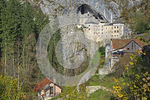 Predjama Castle, Slovenia - autumn picture