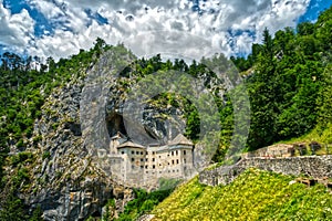 Predjama castle Slovenia the castle is a cave on a rock