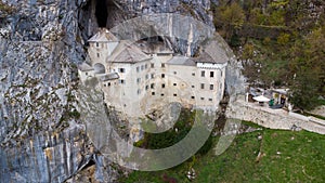 Predjama Slovenia, Magnificent stone castle built in front of the cave entrance