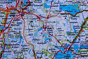 Preetz, Germany, on a road m