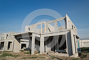 A Prefabricated building.