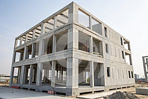 Prefabrication concrete house assembly