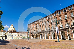 Prefecture Palazzo del Governo Palace buildings and San Lorenzo Saint Lawrence church photo