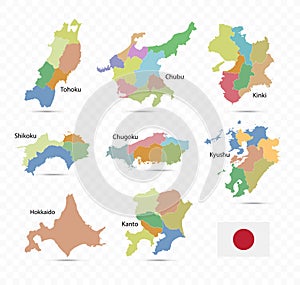 Prefectures Maps of Japan