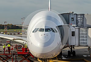 Preflight-check of a passenger aircraft