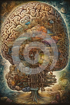 The prefrontal cortex of the brain's executive center Generative AI