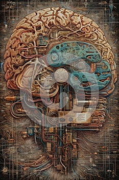 The prefrontal cortex of the brain's executive center Generative AI