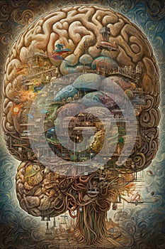 The prefrontal cortex of the brain's executive center Generative AI