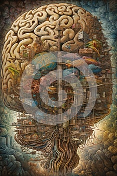 The prefrontal cortex of the brain's executive center Generative AI