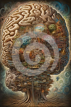 The prefrontal cortex of the brain's executive center Generative AI