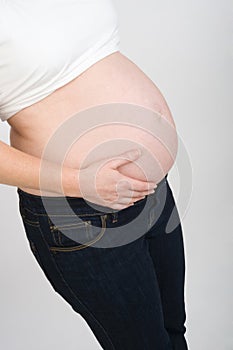 Pregant woman's stomach