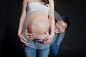 Pregnancy-Happy Father