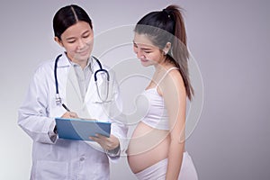 Pregnancy, motherhood, people, medicine and fertility concept