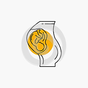 pregnancy, pregnant, baby, obstetrics, Mother Line Icon