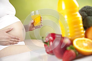 Pregnancy, sport, fitness, healthy lifestyle concept