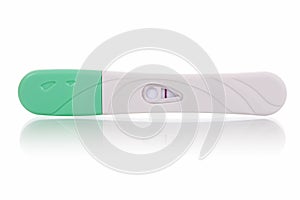 Pregnancy test - negative