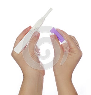 Pregnancy Test Showing Positive