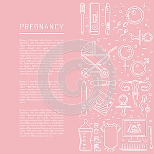 Pregnancy vector icon