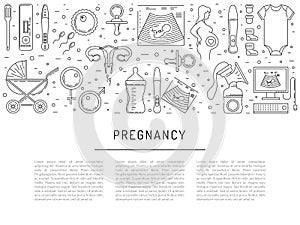 Pregnancy vector icon