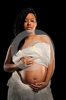 Pregnant African American Woman