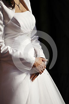 Pregnant bride