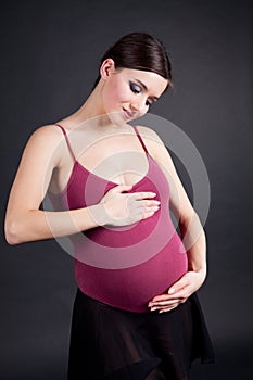 Pregnant dancer