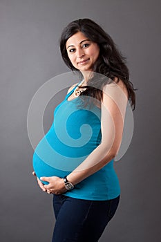 Pregnant East Indian Woman