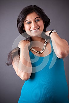 Pregnant East Indian Woman