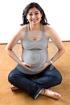 Pregnant East Indian Woman