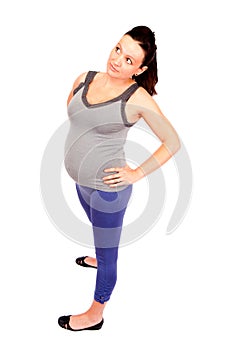 Pregnant gym