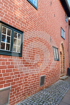 Pregnant house or Das Schwangere Haus in Luneburg. Germany photo