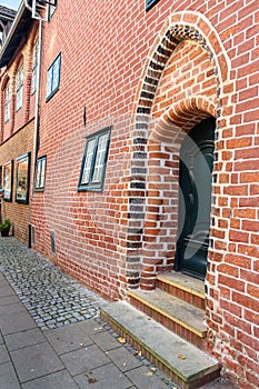 Pregnant house or Das Schwangere Haus in Luneburg. Germany photo
