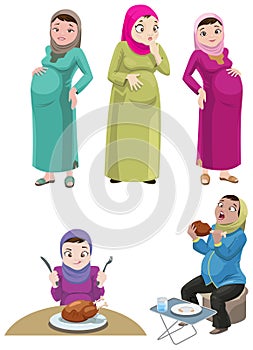 Pregnant Khaliji Women photo