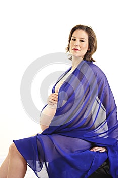 Pregnant Lady Sitting