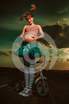 Pregnant Pippi Longstocking