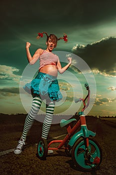 Pregnant Pippi Longstocking