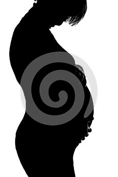 Pregnant silhouette