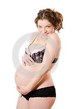 The pregnant woman photo