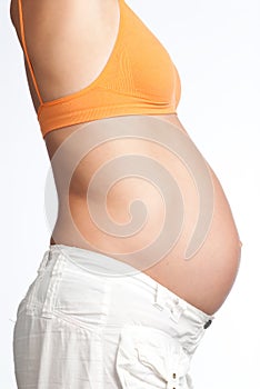Pregnant Woman Abdomen