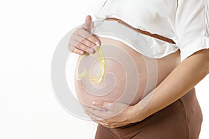 Pregnant Woman Applying Moisturizer