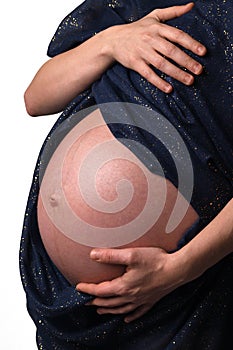 Pregnant woman belly