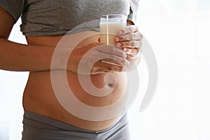 Pregnant woman belly. Pregnancy concept