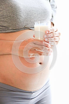 Pregnant woman belly. Pregnancy concept