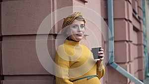 pregnant woman drinking tea