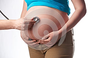 Pregnant woman examination