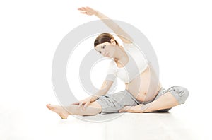 Pregnant woman exercise sport