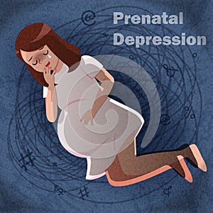 Pregnant woman feel depress