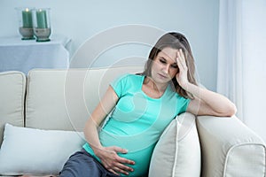 Pregnant woman with headache