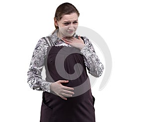 Pregnant woman and heartburn