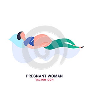 Pregnant woman icon